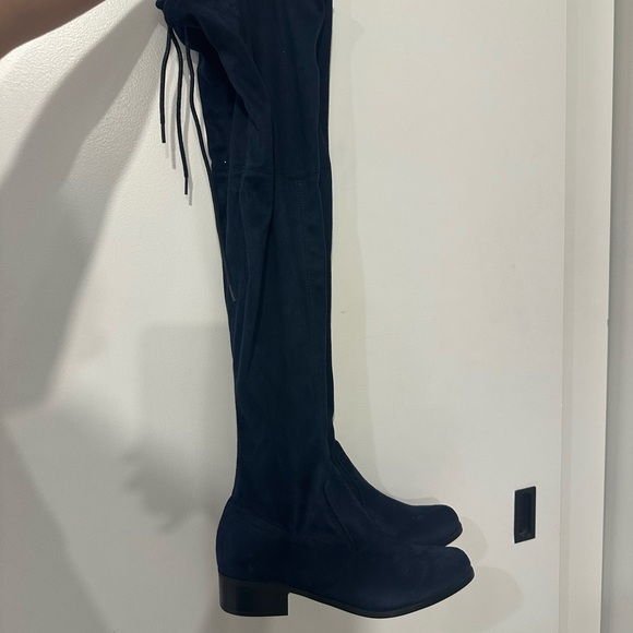 ‼️SALE‼️ NWOT Charles David Elegant Black Over-the-Knee Boots Size 8 - Picture 1 of 6